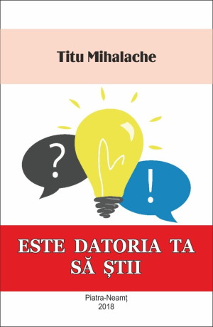 Este datoria ta să știi